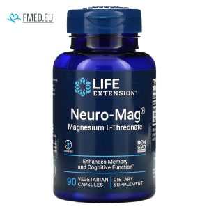 LifeExtension, Neuro-Mag Magnezijev treonat v kapsulah, 2000mg 90 kapsul