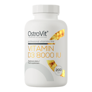 OstroVit, Vitamin D3 8000IU, 200 tablet